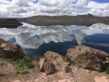 Andes, lake