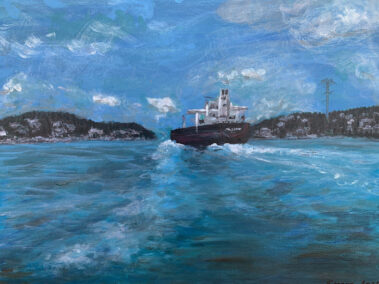 Ship in Bosporus
